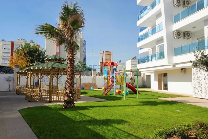 1+1 apartment for rent with access to the garden in the resort area of Alanya - Avsallar 5