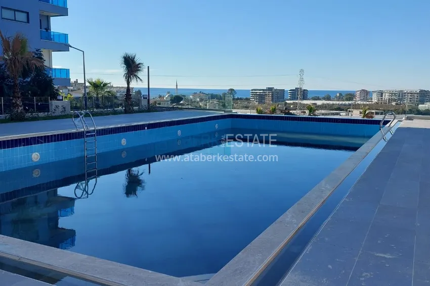 1+1 furnished apartment with sea view, Kargicak area - Alanya 8 