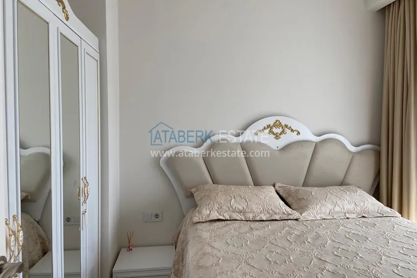 Purchase 1+1 apartment for rent with access to the garden in the resort area of Alanya - Avsallar 6