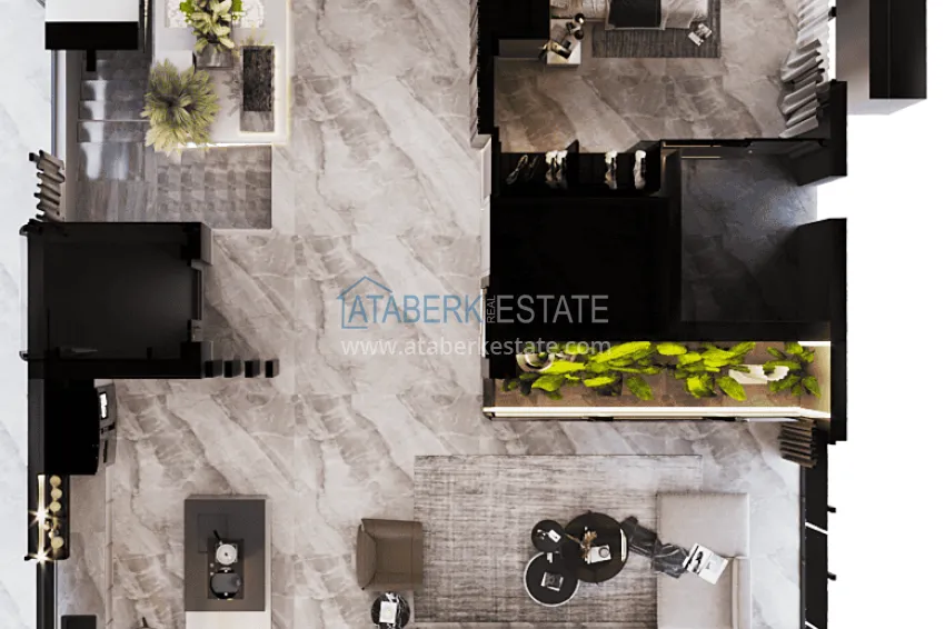 Buy cheap Stylish project at the final stage of construction in Alanya, Kestel district 1 