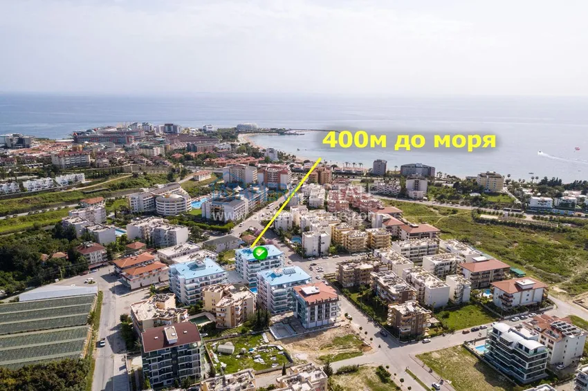 1+1 apartment for rent with access to the garden in the resort area of Alanya - Avsallar 7