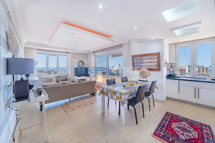 Purchase Luxurious view duplex penthouse in one of the best complexes in Tosmur 7