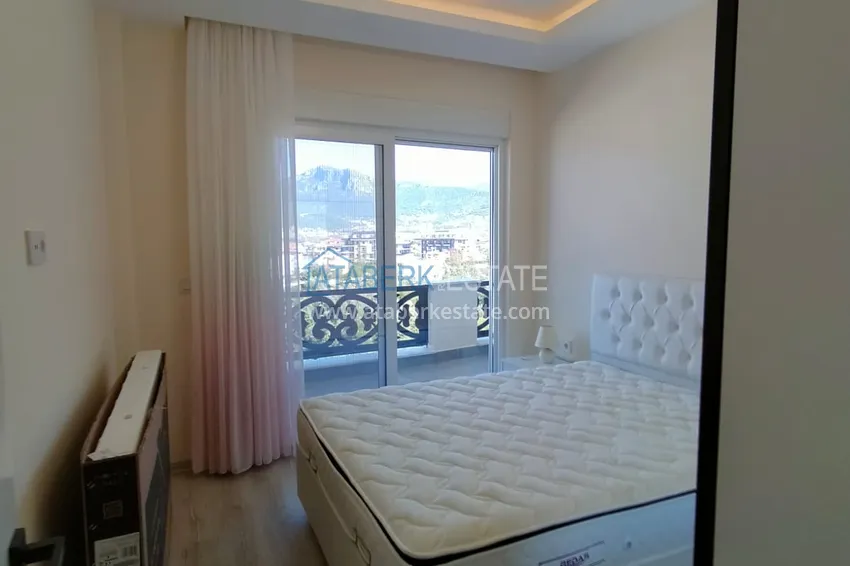 Purchase Furnished 2+1 apartment with mountain views, Oba district — Alanya 8 