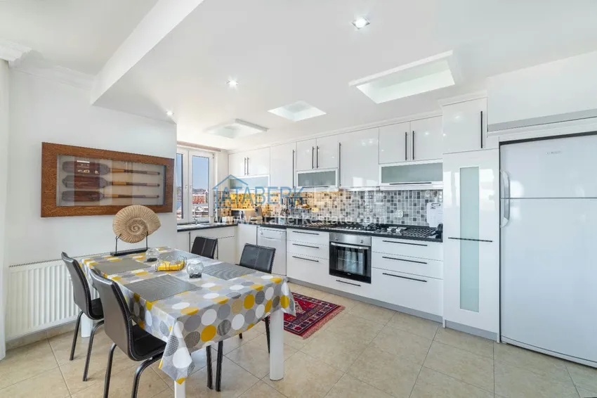 Purchase Luxurious view duplex penthouse in one of the best complexes in Tosmur 8