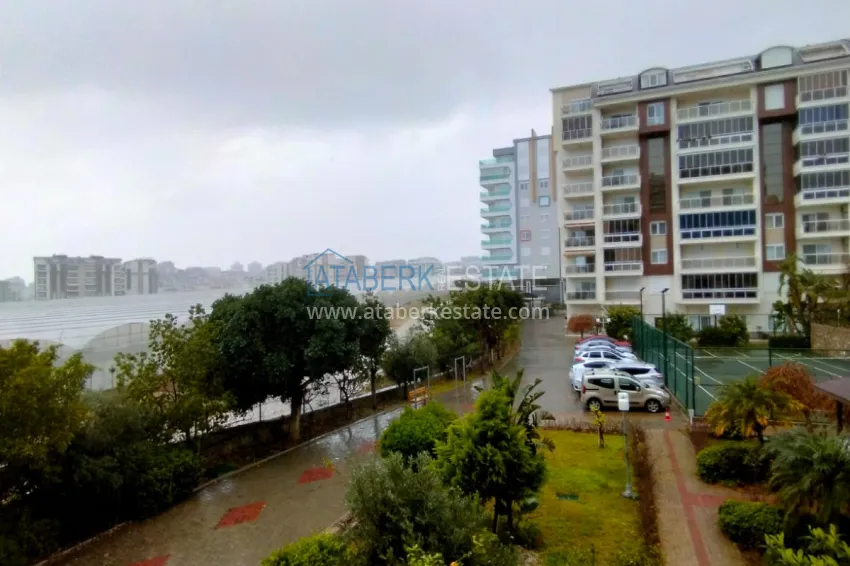 Purchase Furnished one-bedroom apartment with a bonus from the owner in a complex with a private beach, Avsallar district — Alanya 8 