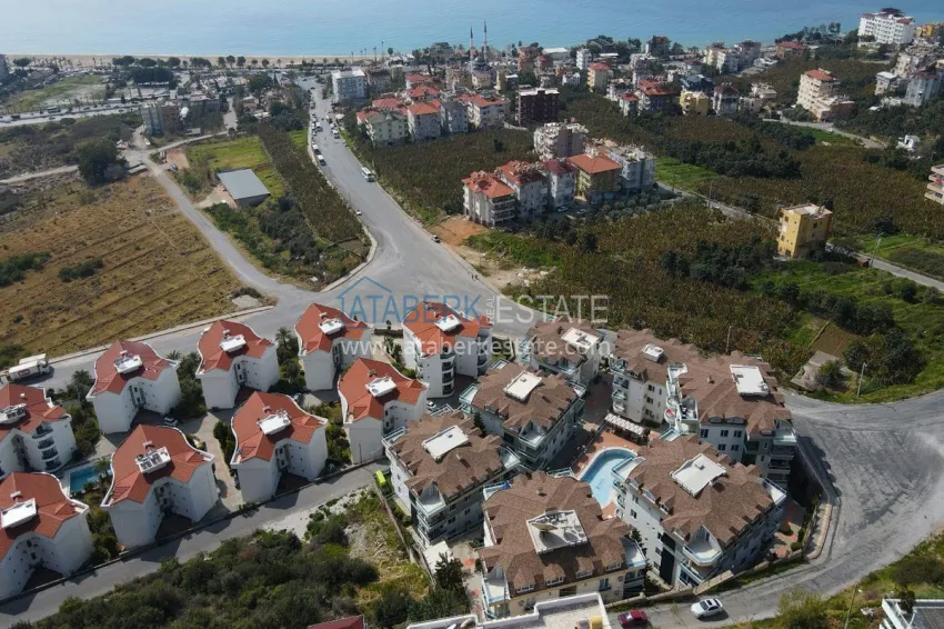 Furnished duplex apartment with sea and mountain views - center, Alanya 9
