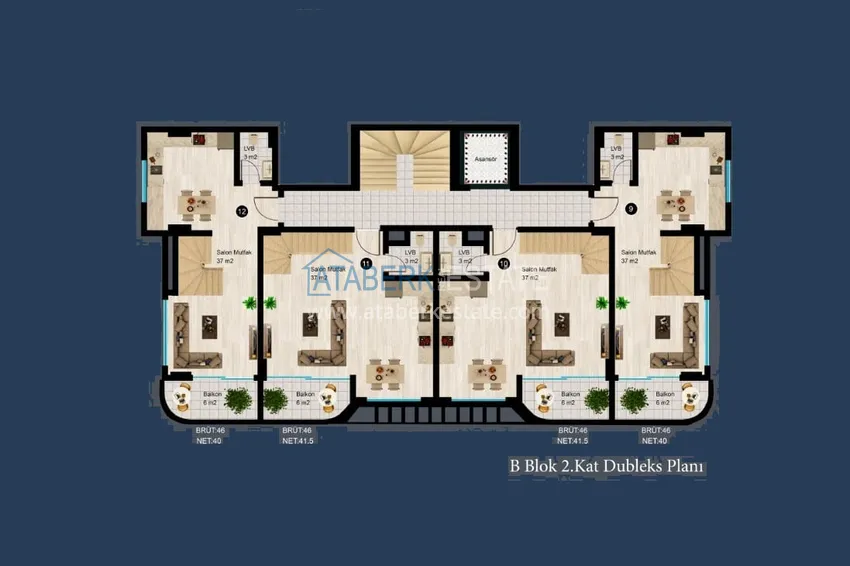 Buy cheap Property from the developer in a new complex - Alanya, Kargicak district 5 