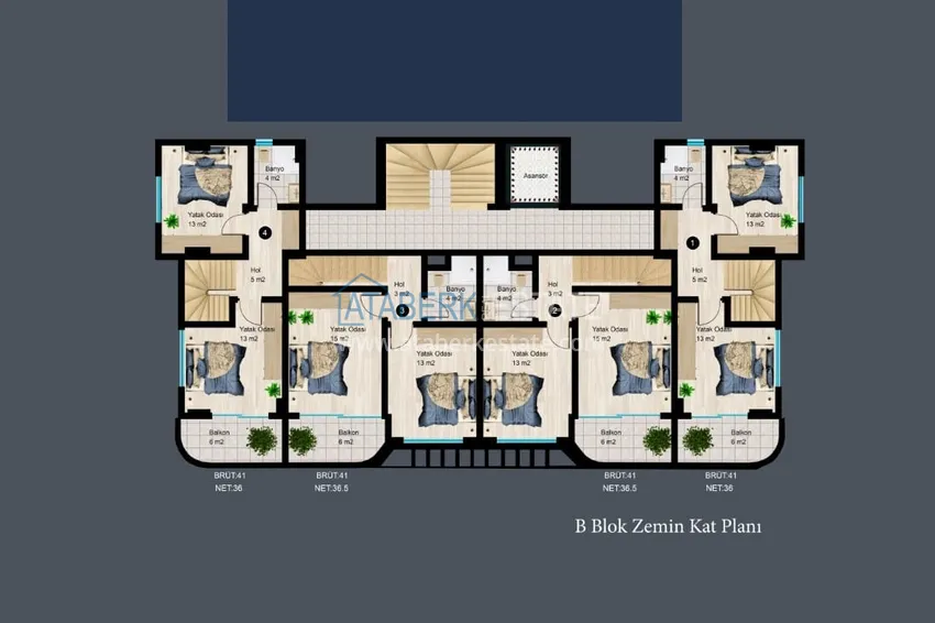 Buy cheap Property from the developer in a new complex - Alanya, Kargicak district 8 