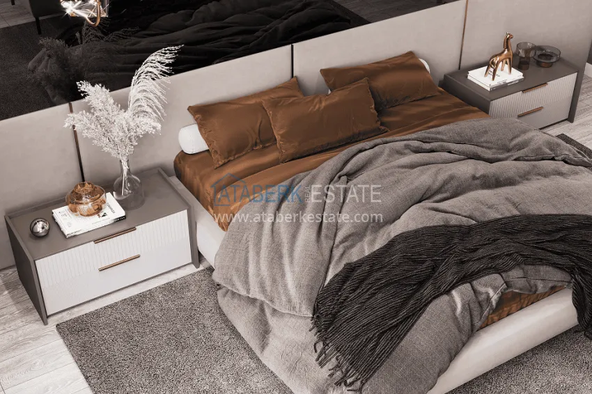 Purchase  Stylish project at the final stage of construction in Alanya, Kestel district 15 