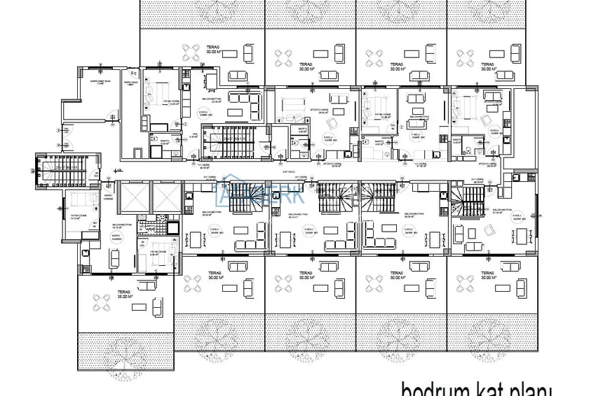 Buy cheap Fully finished garden duplex in Avsallar, Alanya 1 