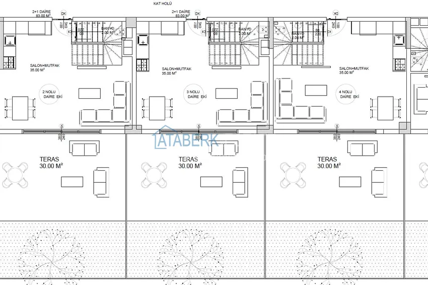 Buy cheap Fully finished garden duplex in Avsallar, Alanya 2 