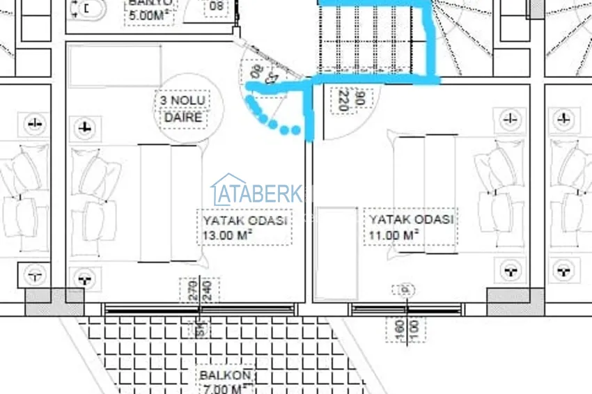 Buy cheap Fully finished garden duplex in Avsallar, Alanya 4 