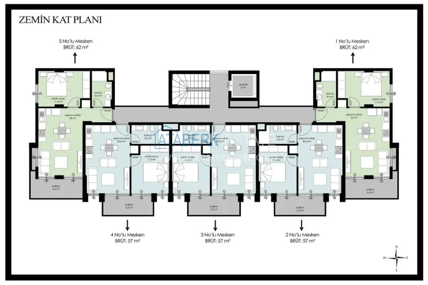 Buy cheap Elite complex at the start of construction in the center of Alanya 6 