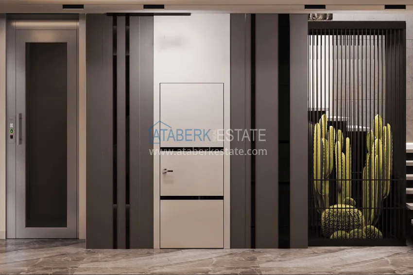 Purchase  Stylish project at the final stage of construction in Alanya, Kestel district 1 