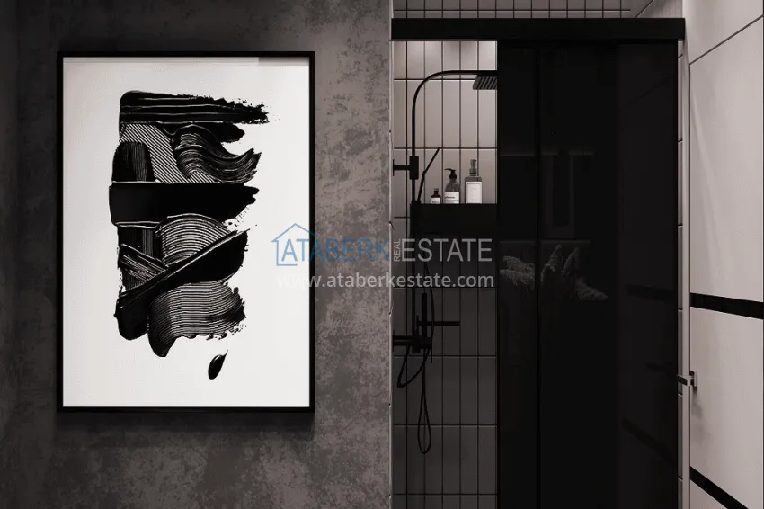 Purchase  Stylish project at the final stage of construction in Alanya, Kestel district 3 