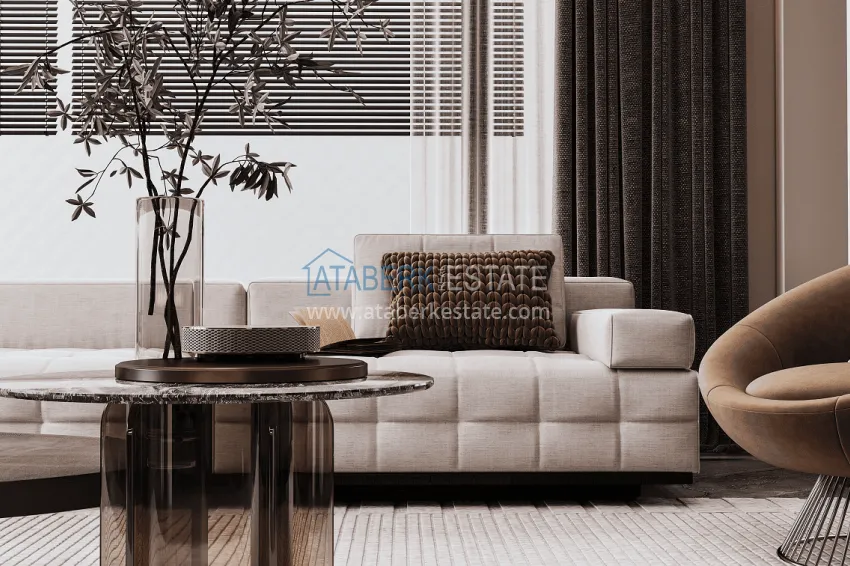 Purchase  Stylish project at the final stage of construction in Alanya, Kestel district 5 