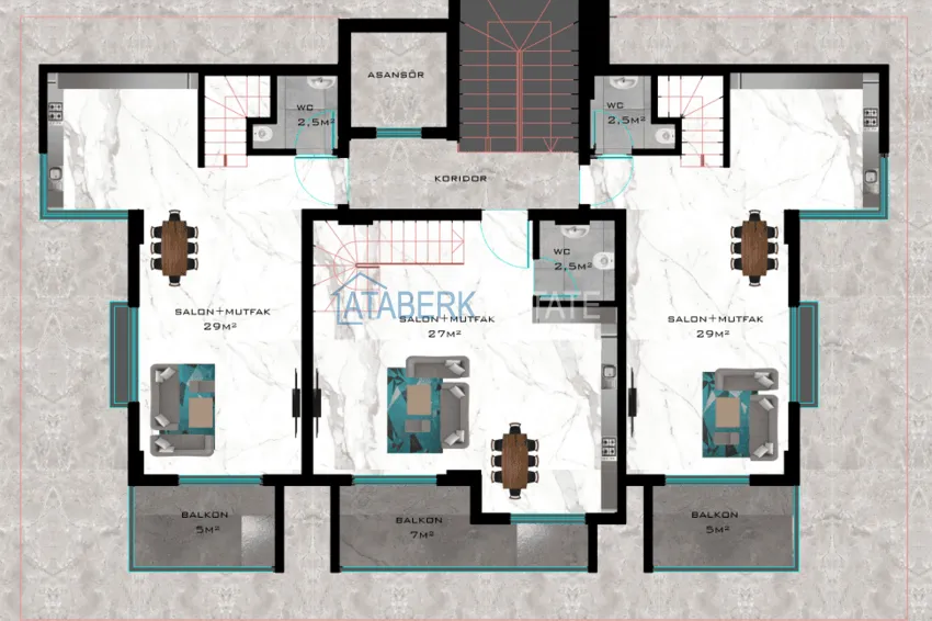 Buy cheap Apartments from the developer in the Kestel area on the beachfront  1 