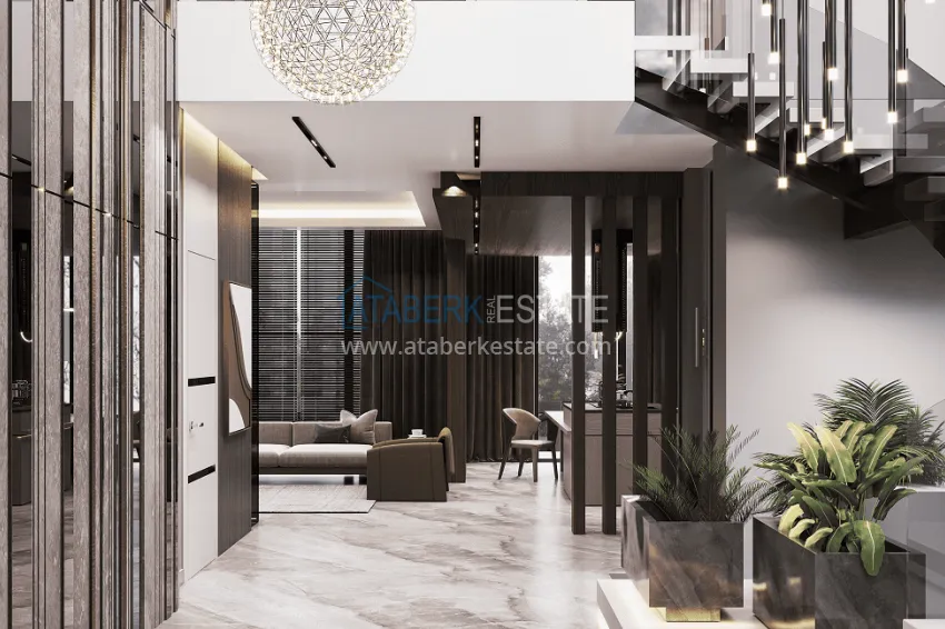 Purchase  Stylish project at the final stage of construction in Alanya, Kestel district 17 