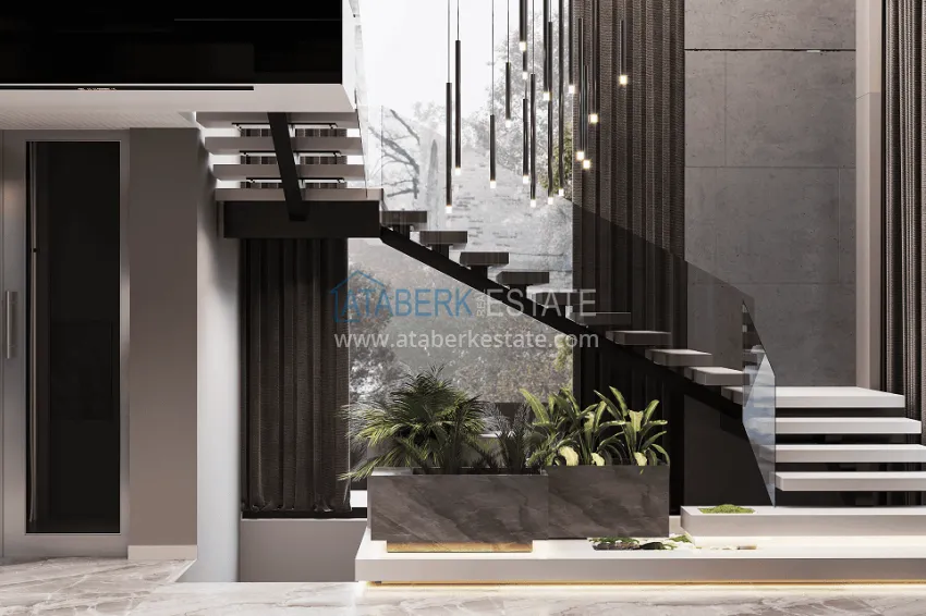 Purchase  Stylish project at the final stage of construction in Alanya, Kestel district 18 