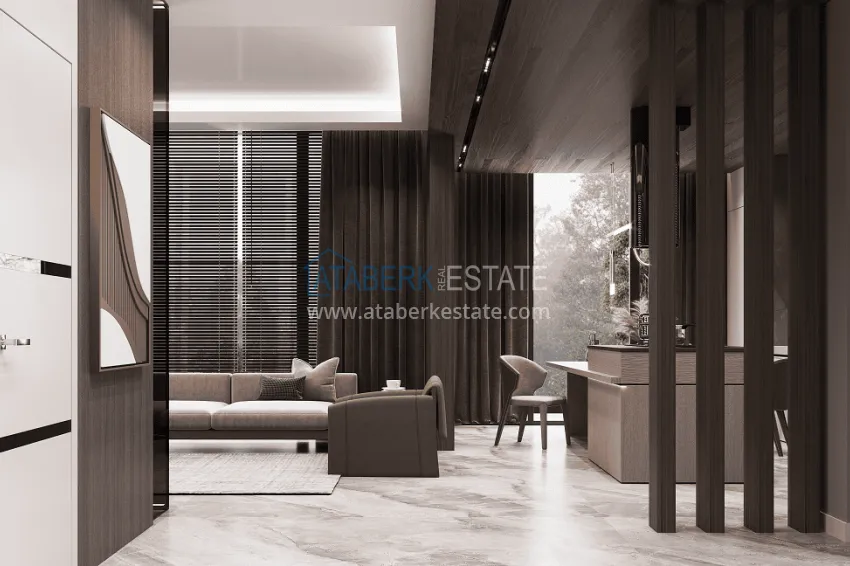 Purchase  Stylish project at the final stage of construction in Alanya, Kestel district 19 