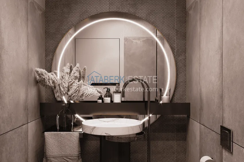 Purchase  Stylish project at the final stage of construction in Alanya, Kestel district 22 