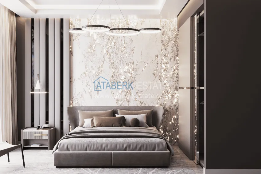 Purchase  Stylish project at the final stage of construction in Alanya, Kestel district 27 