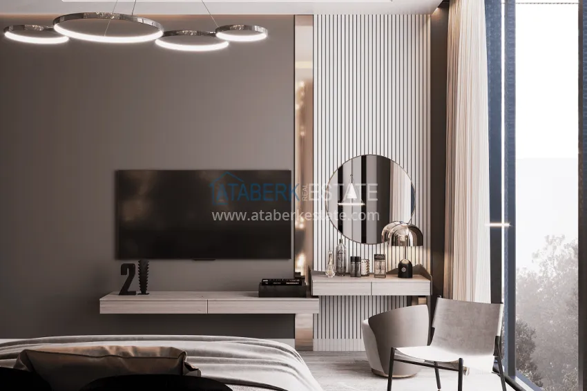 Purchase  Stylish project at the final stage of construction in Alanya, Kestel district 29 