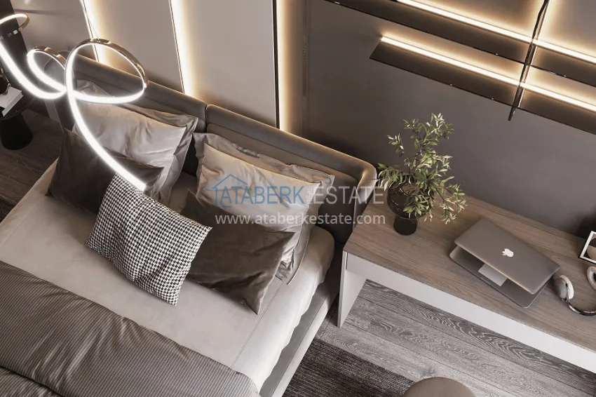 Purchase  Stylish project at the final stage of construction in Alanya, Kestel district 33 