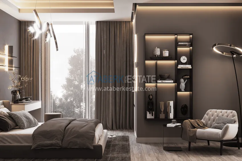 Purchase  Stylish project at the final stage of construction in Alanya, Kestel district 35 
