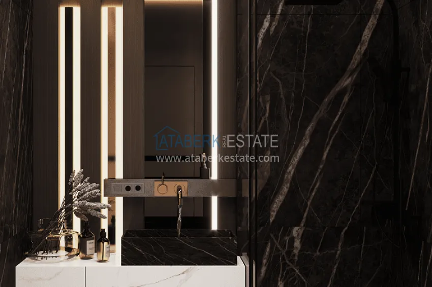 Purchase  Stylish project at the final stage of construction in Alanya, Kestel district 38 