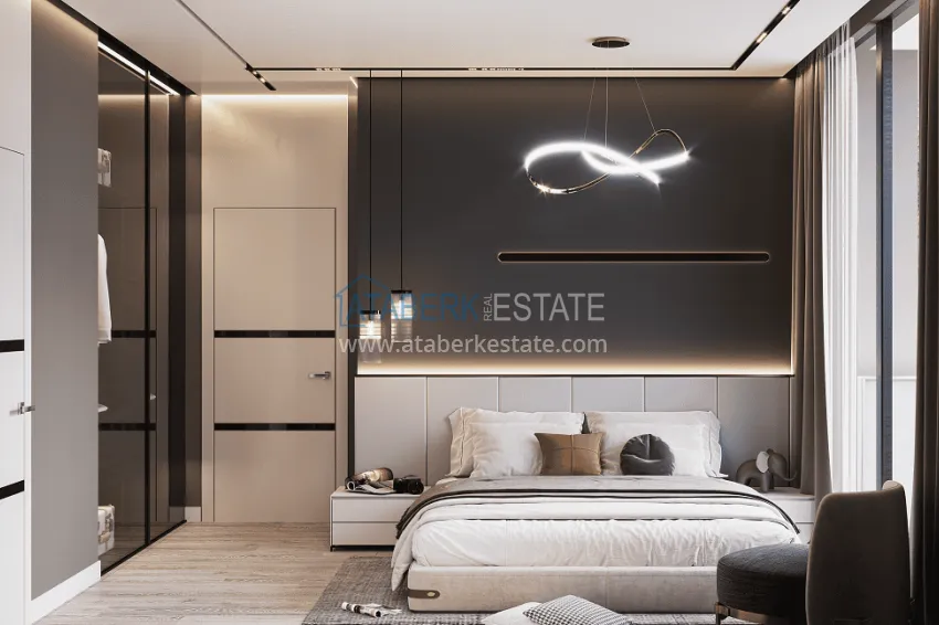 Purchase  Stylish project at the final stage of construction in Alanya, Kestel district 40 