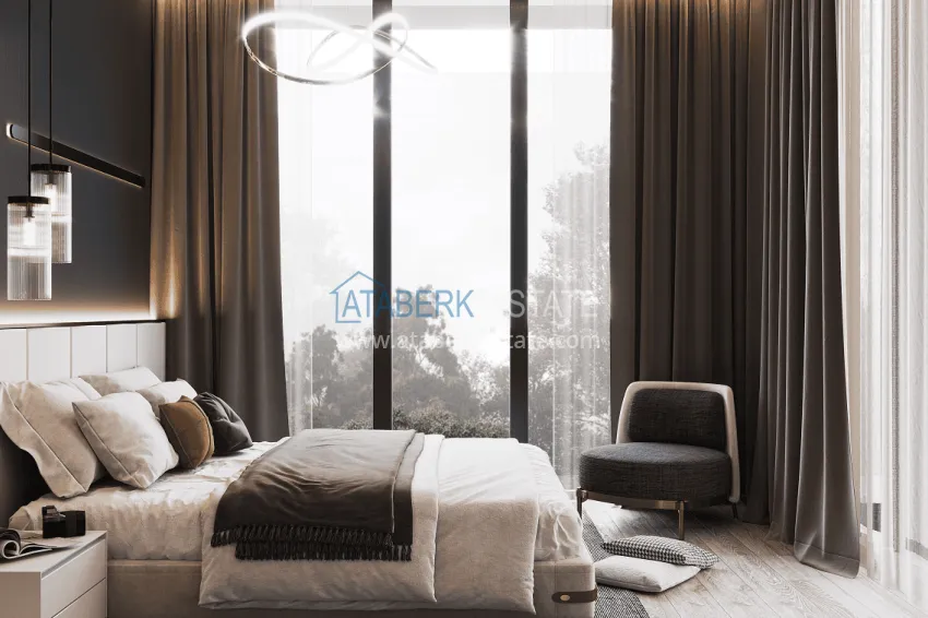 Purchase  Stylish project at the final stage of construction in Alanya, Kestel district 43 