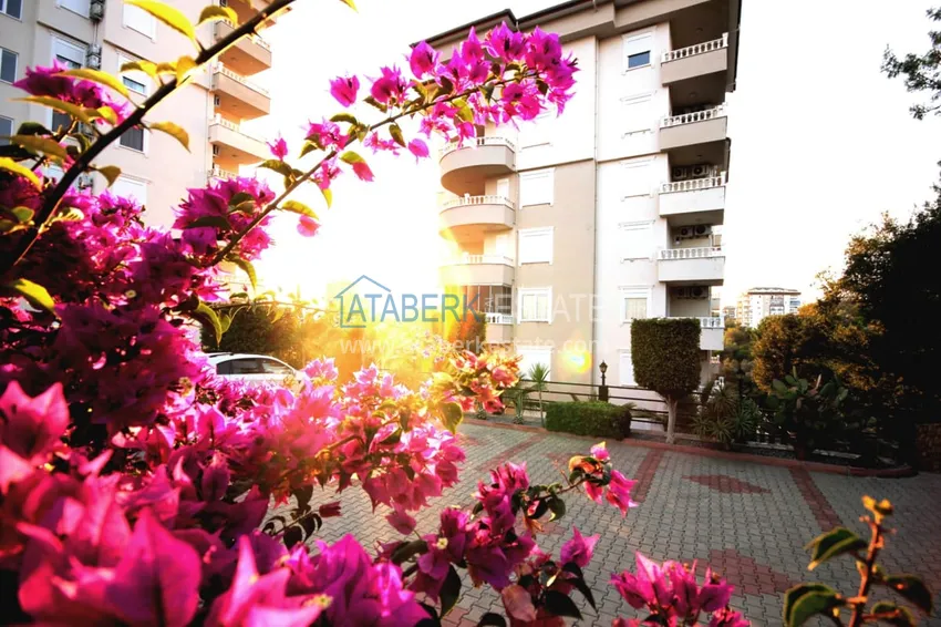 3+1 furnished penthouse with sea views in a complex with infrastructure, Akdam district — Alanya  1 