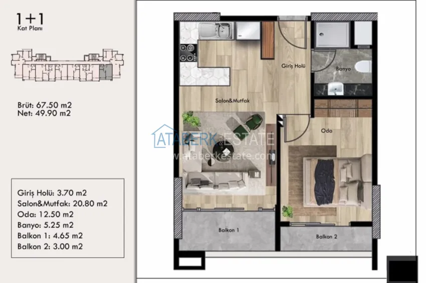 Buy cheap A new investment-attractive project in the Arpachbakhshish-Mersin area 4