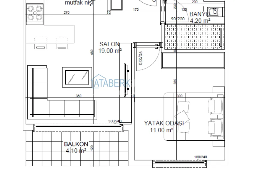 Buy cheap An apartment from an investor in a complex under construction — Antalya, Altintash 1