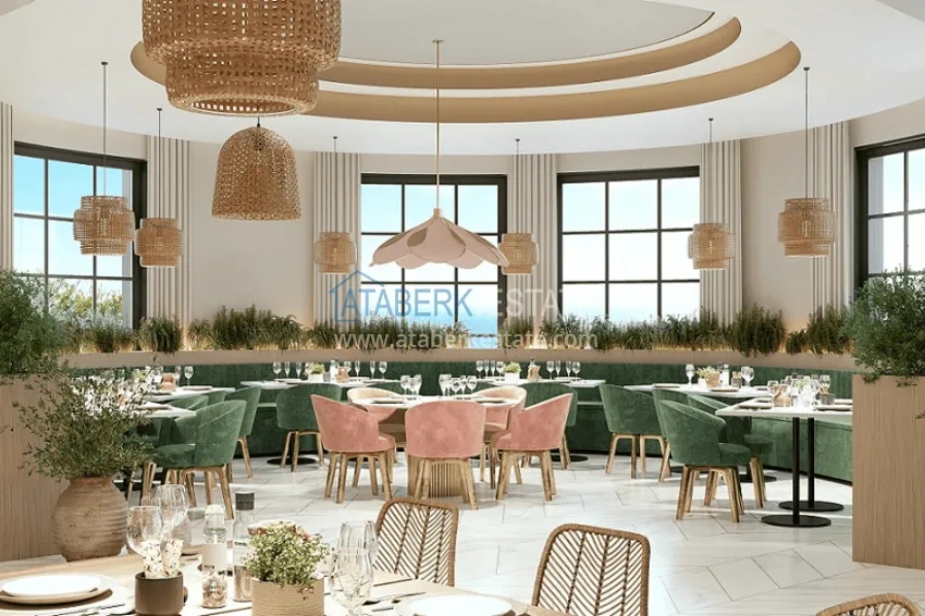 Apartments in a stylish residential complex of comfort class with sea and mountain views in the Ayash-Mersin area 7 