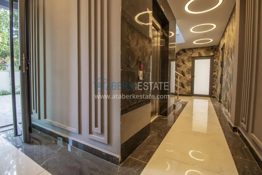 Turnkey two-level apartment in a modern complex in Oba 10