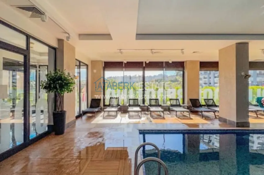 1+1 furnished apartment in a luxury residence near Incekum beach, Avsallar area - Alanya 11 