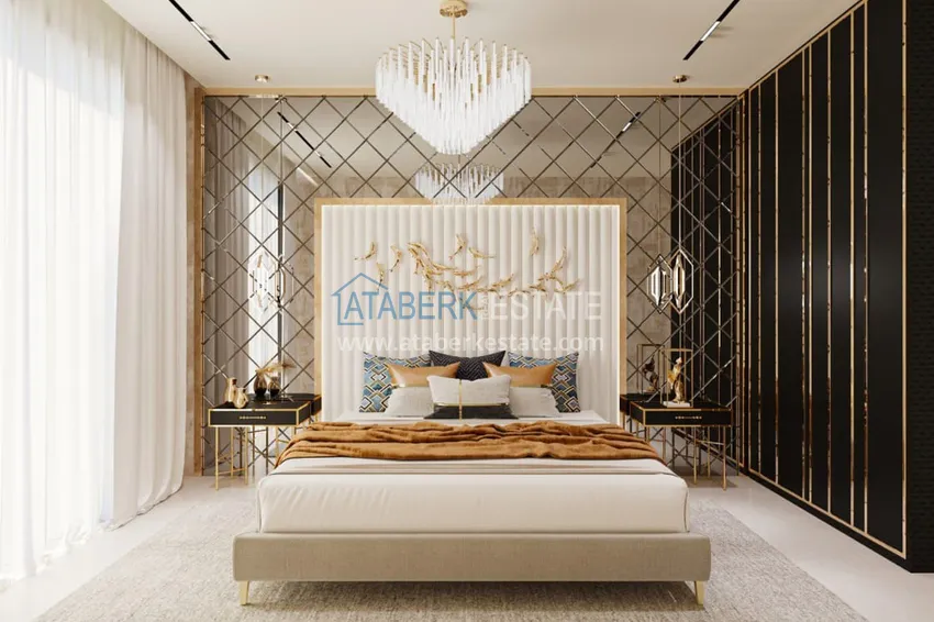 Purchase  Apartments from the owner in a new building - the center of Alanya, 150 meters from Keykubat Beach. Suitable for short term rentals 12 