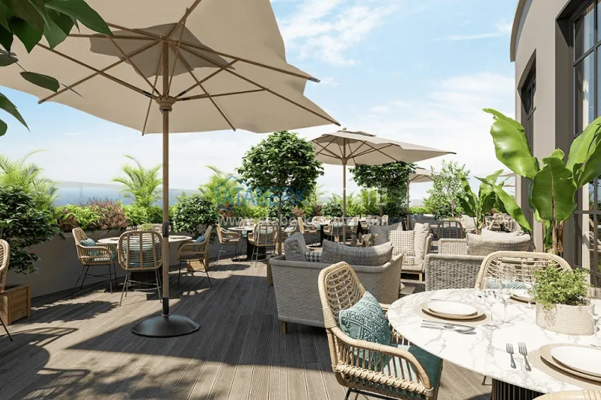 Apartments in a stylish residential complex of comfort class with sea and mountain views in the Ayash-Mersin area 9 