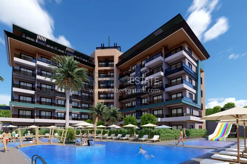 Investment project in the Kargicak district — luxury comfort-class real estate 100 meters from the sea 13