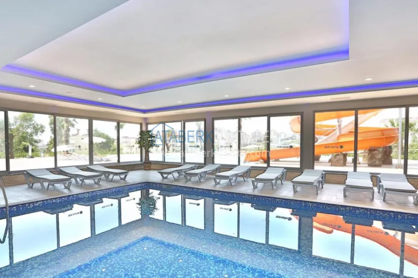 Duplex penthouse furnished in a comfortable residence - Avsallar district 17