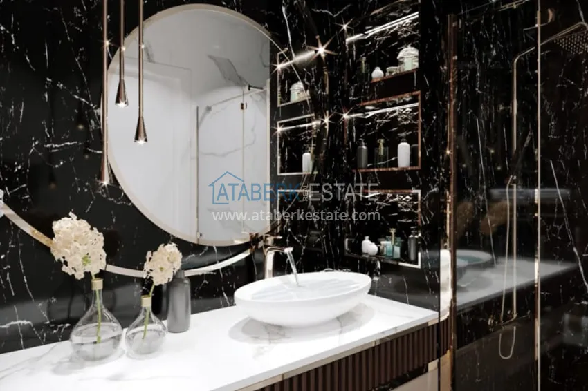 Purchase  Apartments from the owner in a new building - the center of Alanya, 150 meters from Keykubat Beach. Suitable for short term rentals 15 