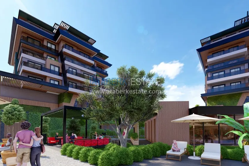 Investment project in the Kargicak district — luxury comfort-class real estate 100 meters from the sea 15