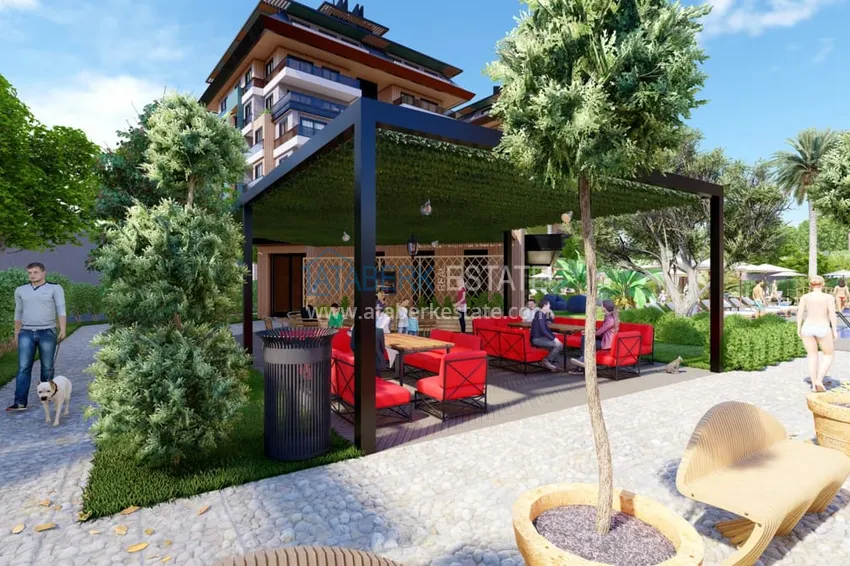 Investment project in the Kargicak district — luxury comfort-class real estate 100 meters from the sea 16