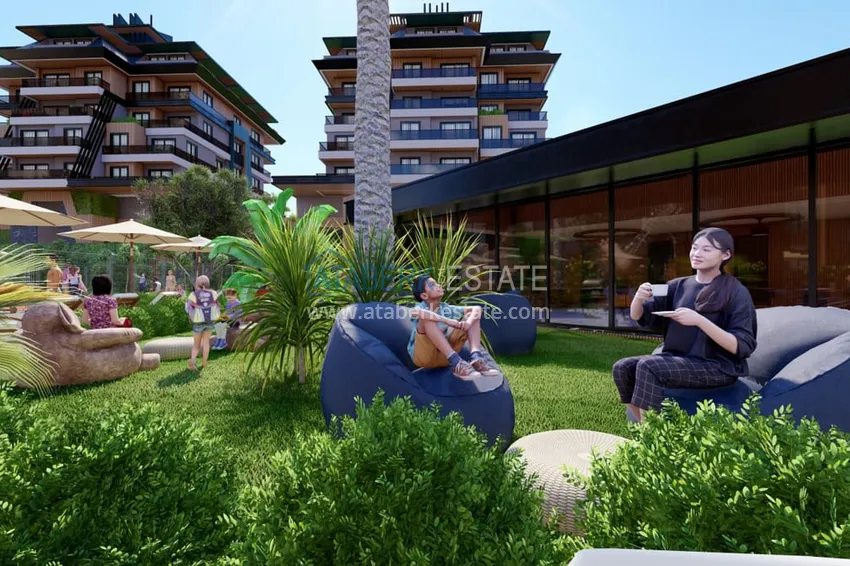 Investment project in the Kargicak district — luxury comfort-class real estate 100 meters from the sea 17