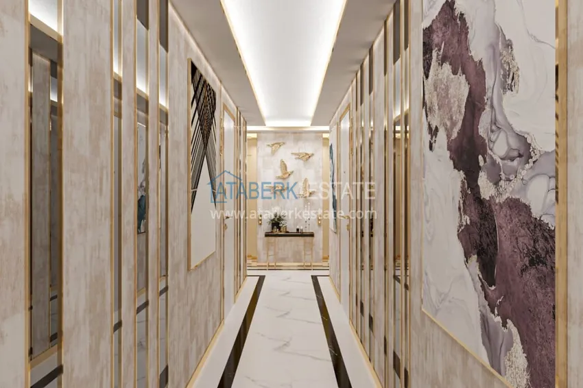 Purchase  Apartments from the owner in a new building - the center of Alanya, 150 meters from Keykubat Beach. Suitable for short term rentals 1 