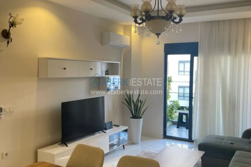 Purchase Turnkey one-bedroom apartment in Alanya, Oba district 1 