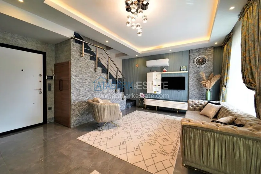 Purchase Turnkey two-level apartment in a modern complex in Oba 1