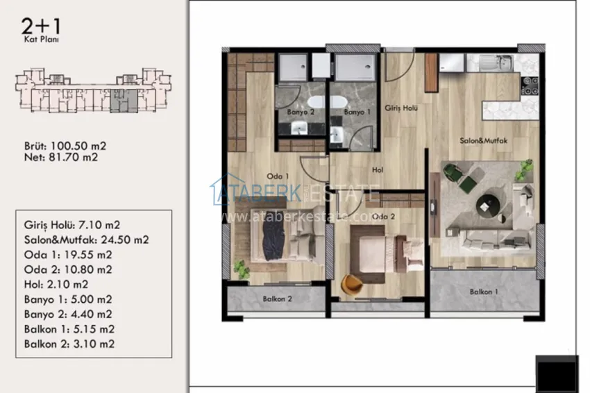 Buy cheap A new investment-attractive project in the Arpachbakhshish-Mersin area 7